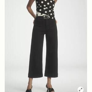 The colette high rise crop wide leg